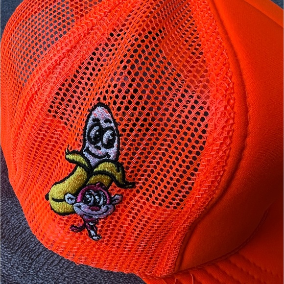 BANANAS MONKEY - Yin Yang Twins Trucker Hat Color:Orange Size:OSFM (SnapBack)NWT - Picture 3 of 6